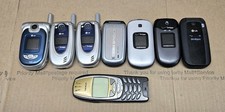Lot of 8 Vintage Flip Phones  Cell Phones Untested AS IS Parts