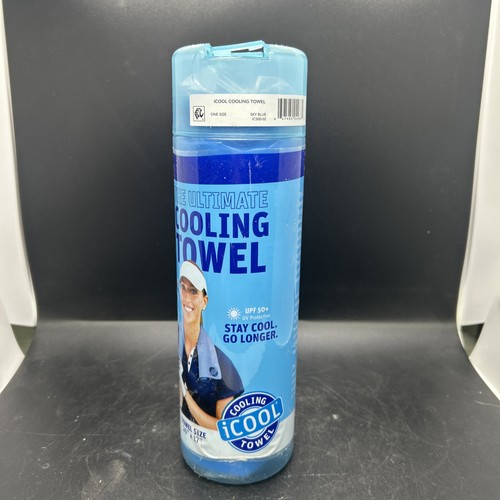 Ręcznik chłodzący Frogg Toggs iCOOL® PVA, błękit nieba 26" x 17", nowy - Zdjęcie 1 z 4
