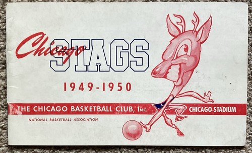 Chicago Stags 1949-1950 Media Guide VINTAGE NBA