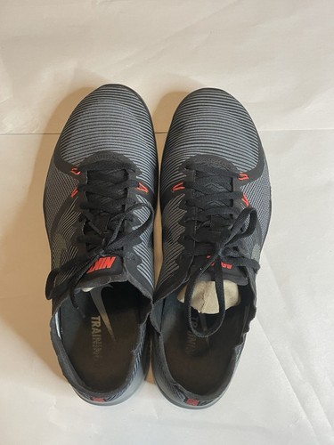 Size 10 Nike Free Trainer 3.0 V4 Black Gray - Picture 11 of 21
