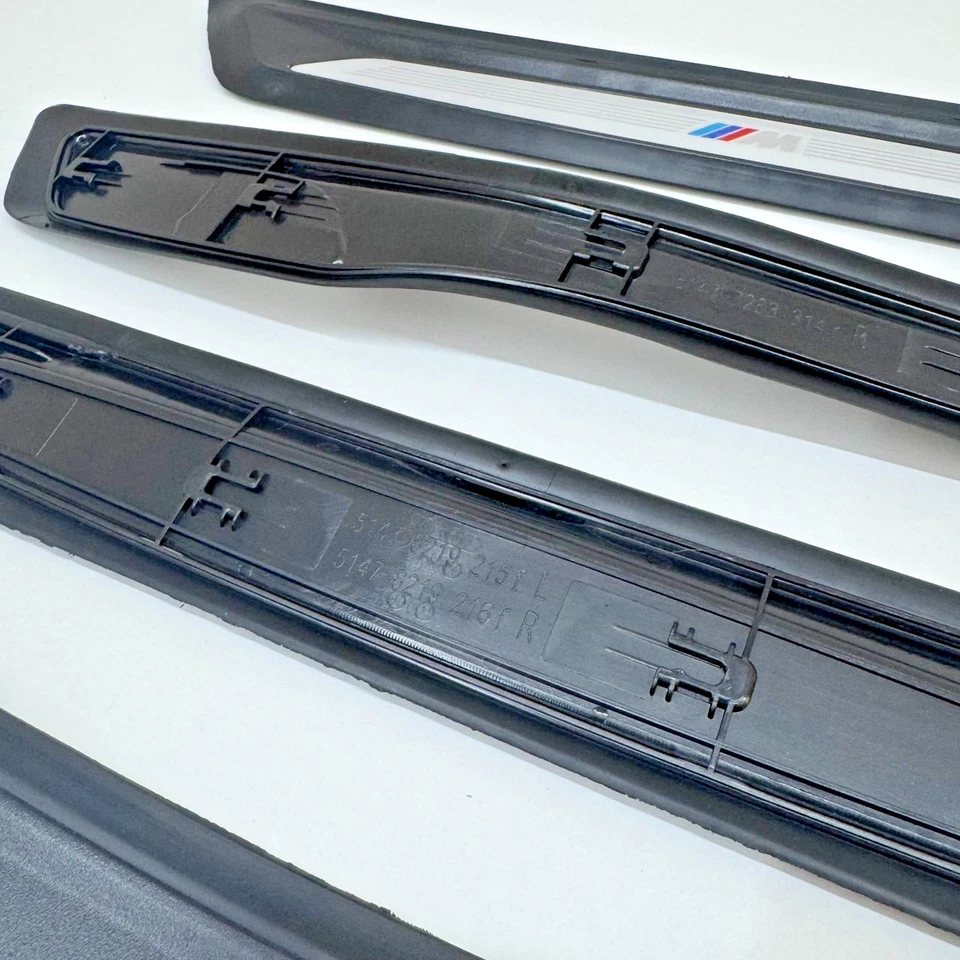 Door Sill Cover Protector Plate Set For BMW F30 - M3 ( 2012-18 ) 51477263313 51 - Imagem 4 de 4