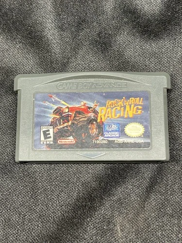 Rock n' Roll Racing Blizzard Classic Arcade Nintendo Game Boy Advance