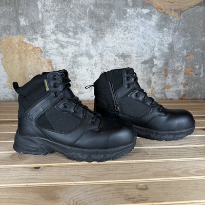 Shoes For Crews Defense Nano Toe 6  Leather EH Boots Size 7M / 8.5W - 72391 EUC