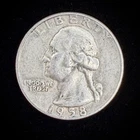 90% Silver - 1959 Washington Quarter  $0.25 FV Circulated Pre-1965 US Coin 25-20