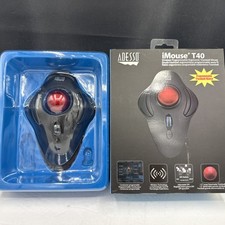 Adesso iMouse T40 Trackball Mouse Wireless Ergonomic Desktop NO Dongle