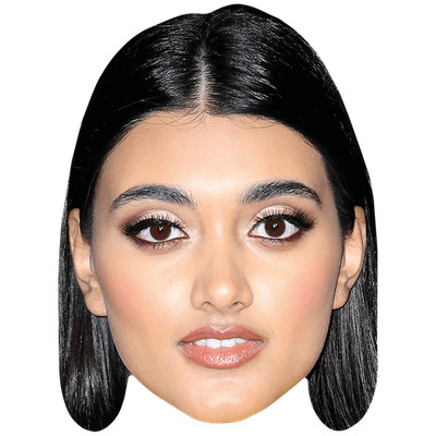 Neelam Gill (Make Up) Celebrity Mask, Flat Card Face, Fancy Dress Mask