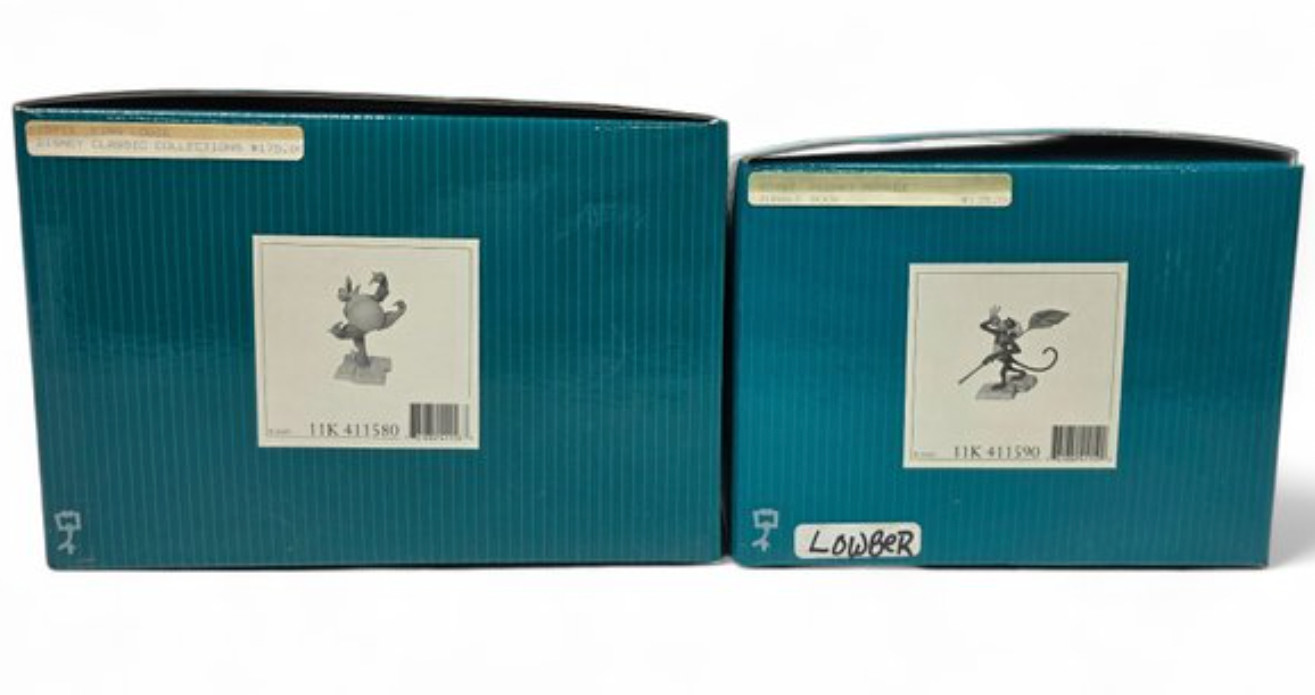 WDCC Jungle Book King Louie "King of the Swingers" & "Monkeying Around" Box COA