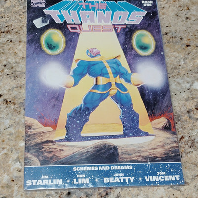 Marvel Comics The Thanos Quest Book One Schemes and Dreams Thanos Jim Starlin