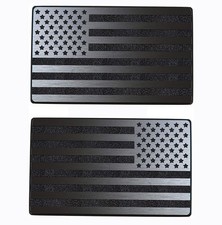 Magnet American Black Flag Reflective Auto Decal for Cars Trucks, 2pcs Forwar...
