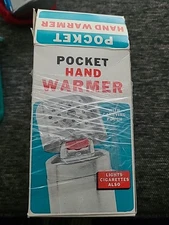 3 Vintage Pocket Hand Warmer Kmart 1960's 2 Original Cond. Sealed Wick 1 Used