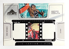 2001-02 FLEER MARQUEE FEATURE PRESENTATION FILM JUMBO TIM DUNCAN  SER# 334/350