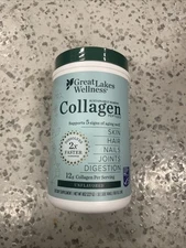 Great Lakes Wellness Collagen Unflavored Skin Hair Joint Nail Digestion 8oz 1/29