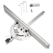 Upgrade Miter Gauge Kit – 27 Position Angle Stops, Narrow Strip Roller, Dual ...