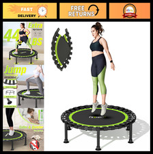 Foldable Mini Trampoline 36"/40"/48" - Indoor Rebounder for Kids  Adults, 440lb