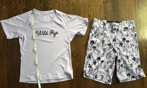 Wild Rye Girls Size 8 Shorts & Tshirt