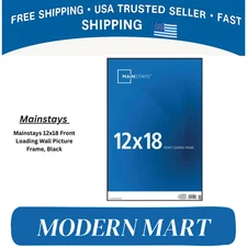 Mainstays 47997 12 x 18 inch Photo Frame - Black