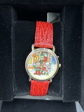 Vintage Disney Mickey Minnie Mouse Holiday Watch Needs Battery 1990s