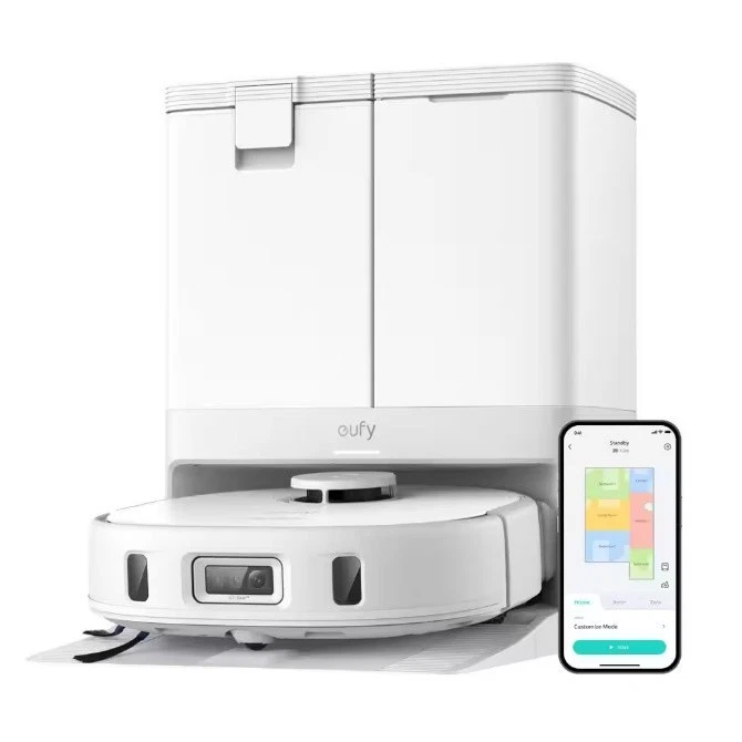 eufy X10 Pro Omni Robot Vacuum and Mop 8000Pa MopMaster 2.0 All-in-One Station
Opens in a new window