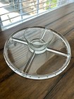 Multiuse Glass Server, Chip & Dip Bowl, Cake Stand Libbey No Dome