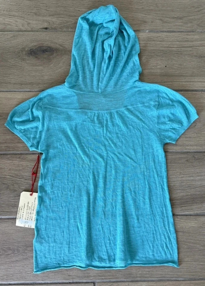 Sudadera Pullover Da Nang Para Mujer Talla S Pequeña Ligera Capucha Manga Corta Foto 2 de 4