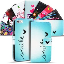 Motif De Coque Pour Apple Iphone 7 Plus Book Case Protection Housse Pliable