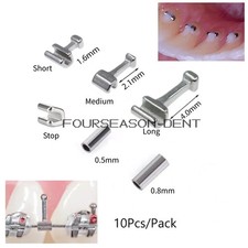 Dental Orthodontic Stainless Steel Crimpable Hook Long/Medium/Short/Stop/Mini