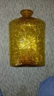 VTG Blenko Glass 9522 Sun Vase Topaz Good Condition