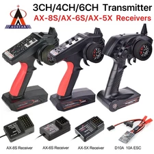 AUSTAR RC Transmitter Receiver 2.4G 3CH 4CH 6CH Kit for RC 1/10 1/8 Car