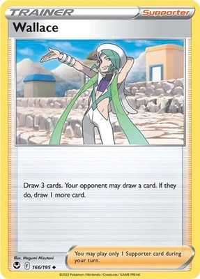 [4x] Wallace (#166/195) SWSH12 LP Pokemon