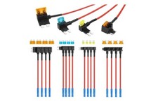 16 Pack 4 Types Fuse Tap, Upgraded 12V Car Add a Circuit Tap Kit -...