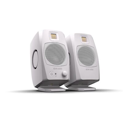 ADAM Audio D3V Active Desktop Monitoring System w. USB-C Connect (Pair, White)