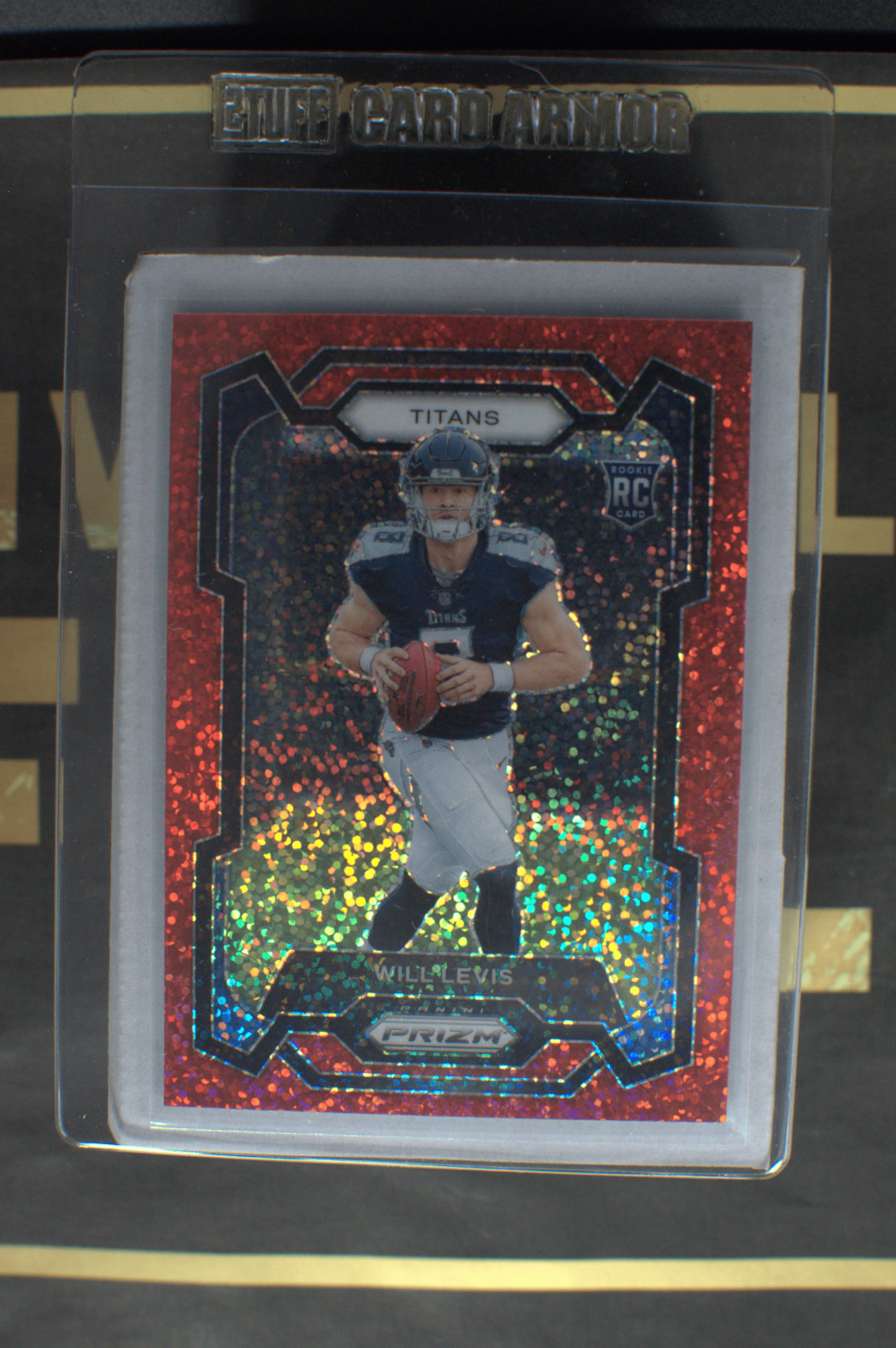 2023 Panini Prizm - Will Levis Red Sparkle Prizm #397