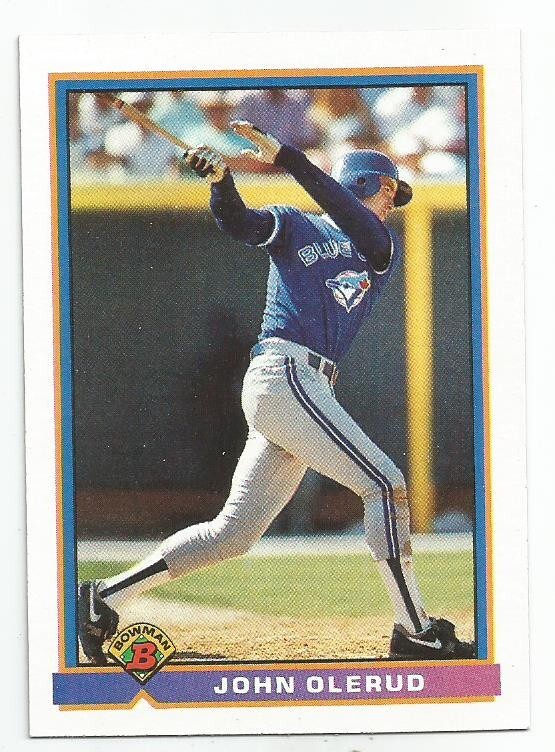 JOHN OLERUD 1991 BOWMAN CARD NEAR MINT+ CONDITION