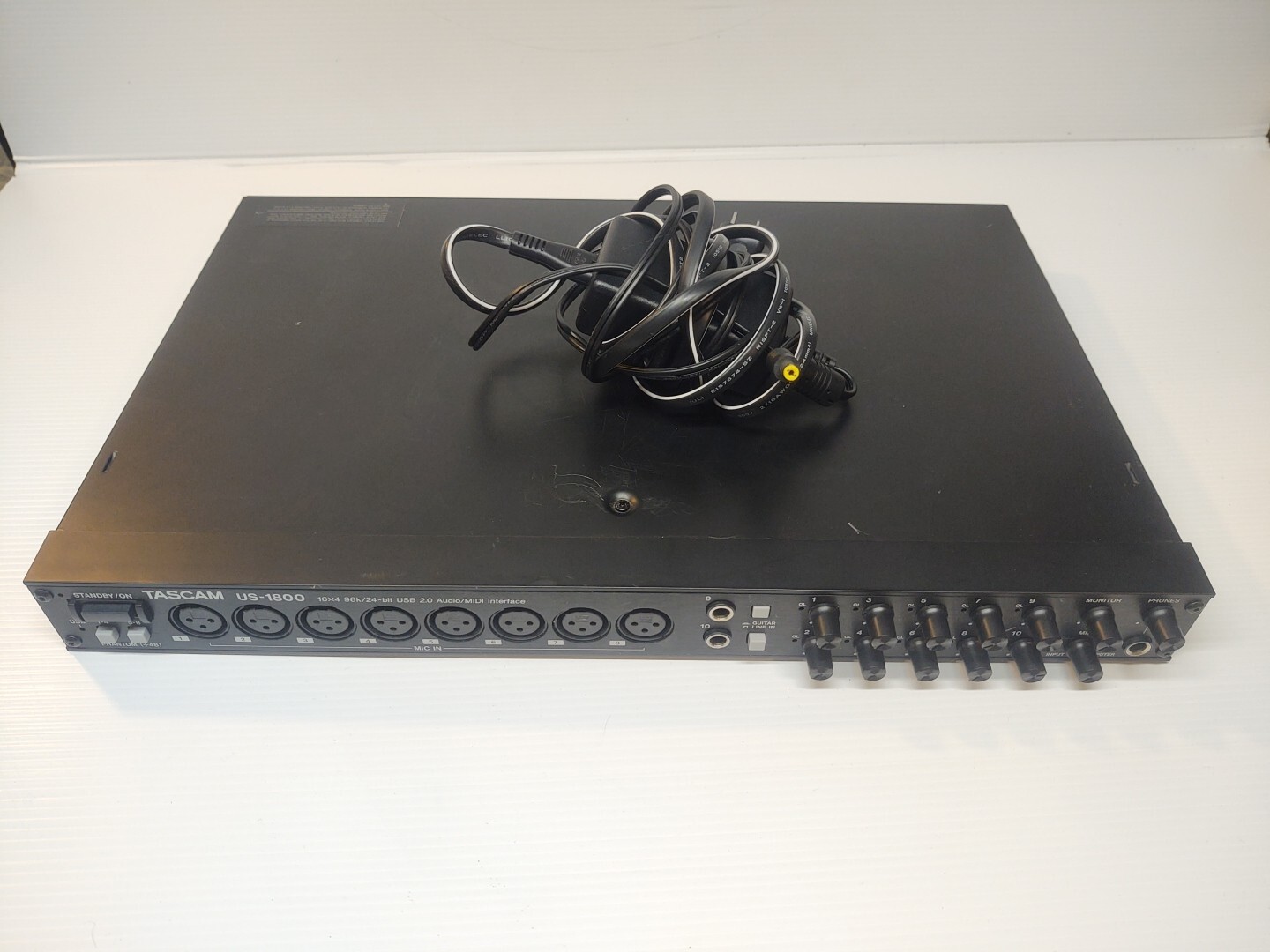 Tascam US1800 Analog Recording Interface Pilates Plus