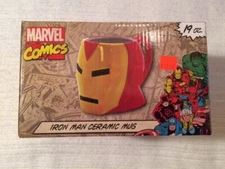 Marvel Comics Iron-Man 3D Figural Sculpted 19 oz. Ceramic Mug Cup 