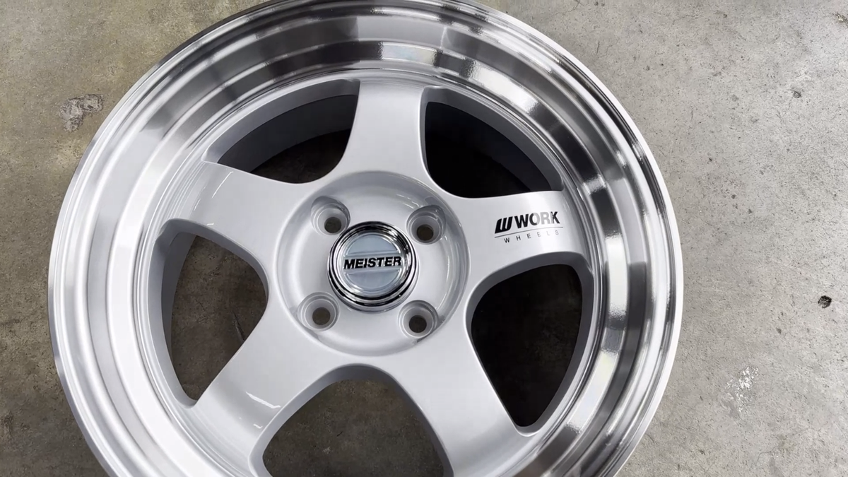 EXCHANGE MEISTER 15×5J 4H/100 165/55R15 WORK Meister Wheels