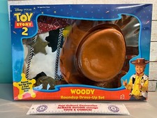 1999 Mattel Disney Toy Story 2 Woody Roundup Dress-Up Set NEW Rare Inv-1894