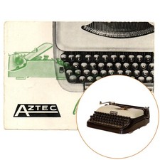 Aztec Typewriter Instruction Manual Antique Vtg User Guide 500 700 thumbnail