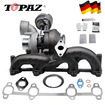 Turbolader für VW  T5 Transporter V Bus 1.9 TDI 63 KW AXC BV39 Turbo 038253010C