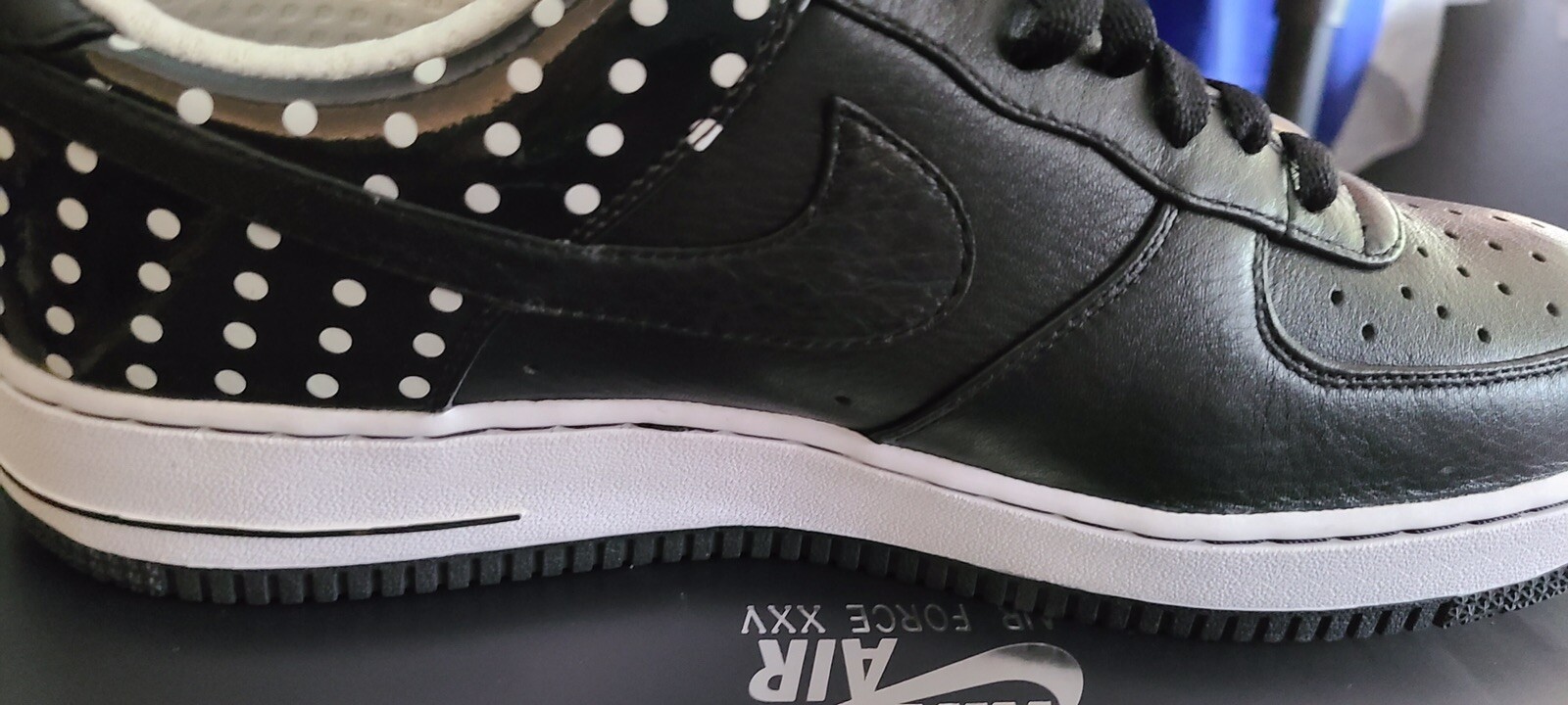 Nike Air Force 1 Hiroshi Polka Dot Black SZ 11.5 Brand New Without Original Box