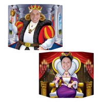 Beistle 54803 King And Queen Decorative Photo Prop, 3-feet 1-inch By 25-inch Beistle 54803 King And Queen Decorative Photo Prop, 3-feet 1-inch By 25-inch
