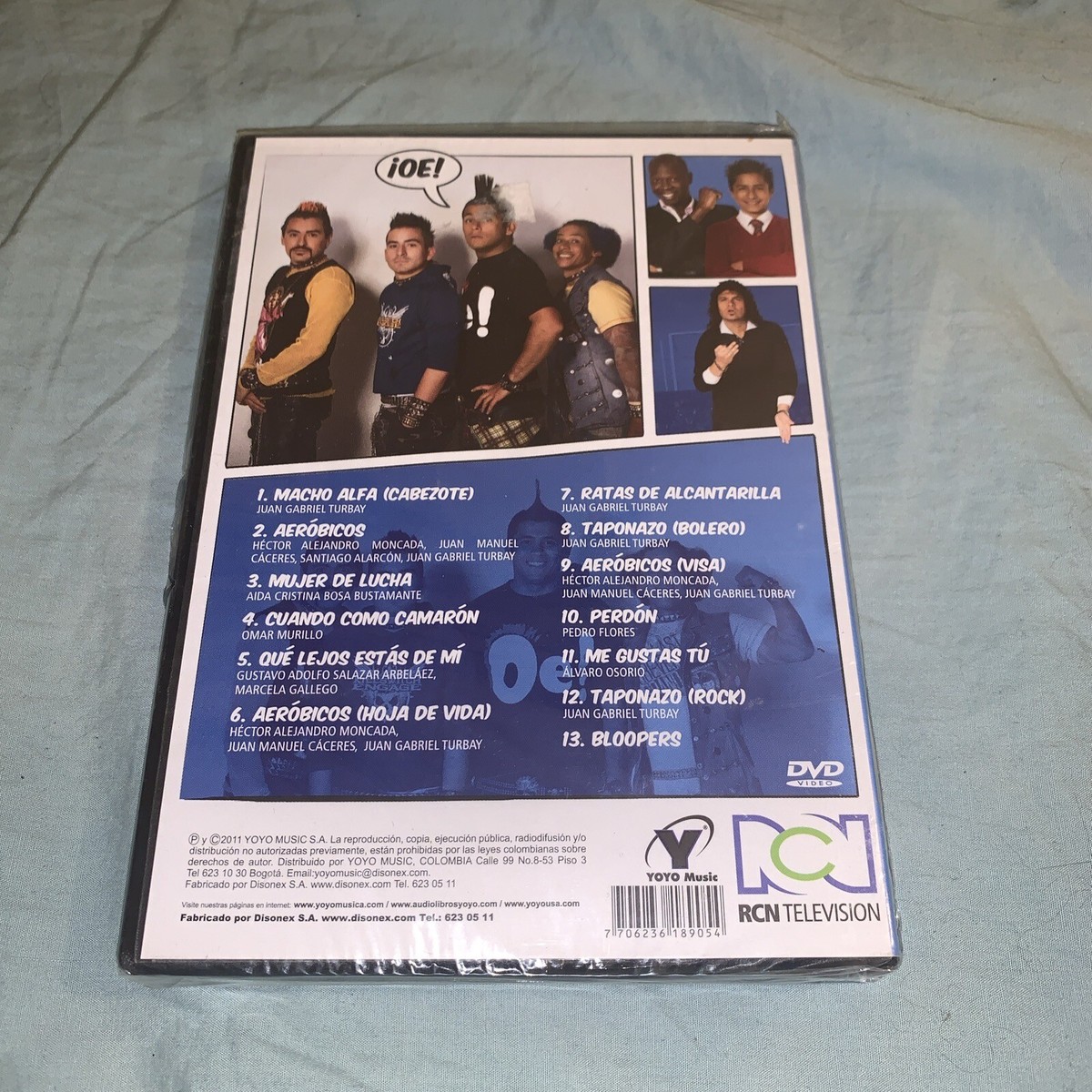 El Man es German Musica Original (DVD, 2011) Mexico Import RCN