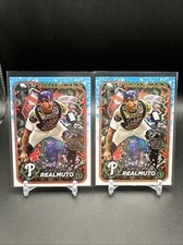 JT Realmuto 2024 Topps Holiday Baseball #H163 Philadelphia Phillies Lot Of 2