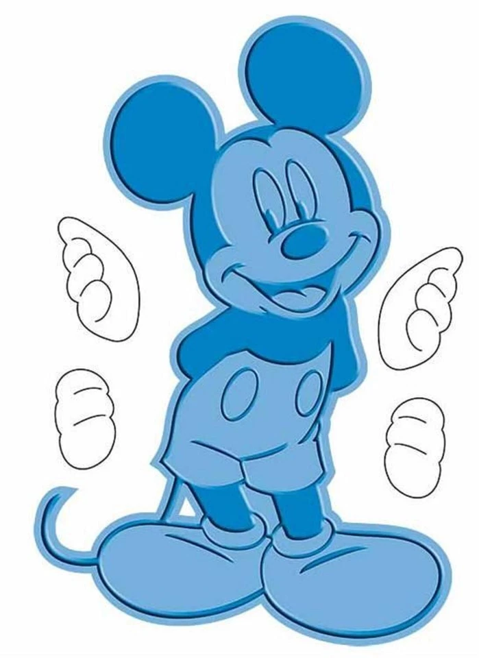 Mickey Mouse Cuttlebug Disney Cut & Emboss Die & Embossing Folder 37-1731 NEW! - Image 2 of 3