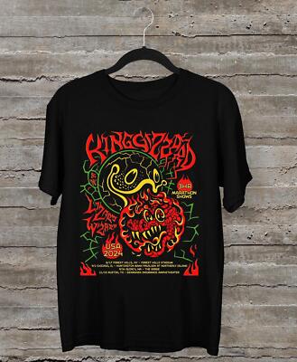 SALE King Gizzard  the Lizard Wizard Tour 2024 Black All Size S-5XL Shirt