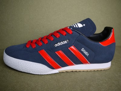 adidas samba red stripes