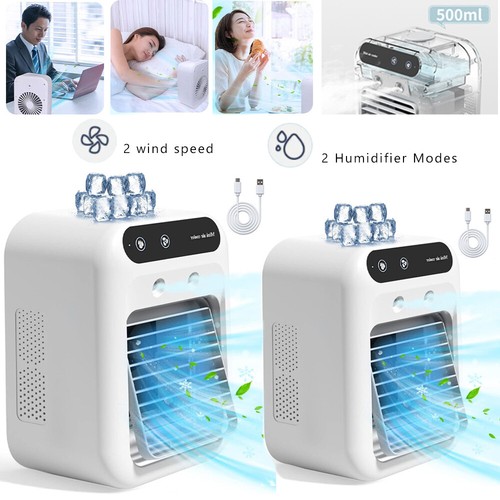 Portable Air Conditioner Quiet 2 Speed mist Air Cooler /Humidifier /Cooling Fans - Picture 16 of 16
