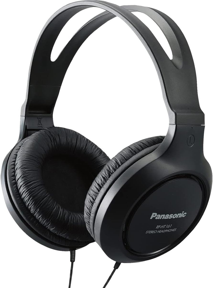 Panasonic Headphones, Lightweight Over the Ear Wired Headphones with