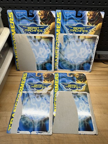 Transformers Beast Machines CARD BACKS ONLY Mirage Jetstorm Thrust Night Viper