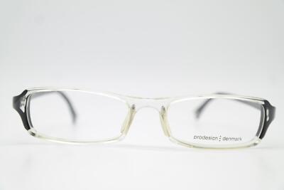 Brille Prodesign Denmark 1632 Transparent Schwarz Eckig Brillengestell Neu